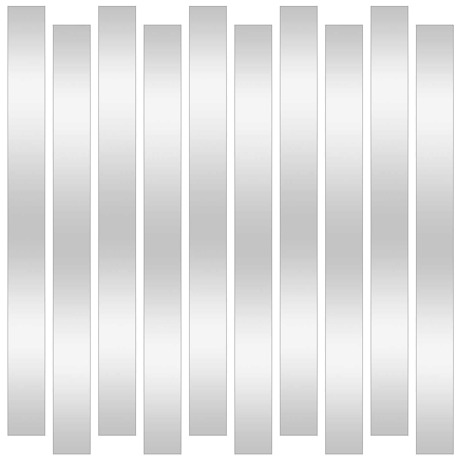 10 Pcs Sheet Metal Strips,12” Length,1” Width, 0.02” Thickness,Thin Flat Meta