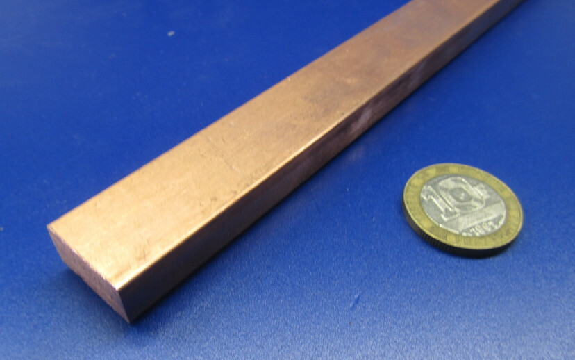 182 Copper Bar 3/8″ Thick x 3/4″ Wide x 6 Foot Length