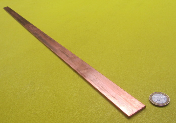 110 Copper Bar H02, 1/8″ Thick x 1.00″ Wide x 36 Inch Length