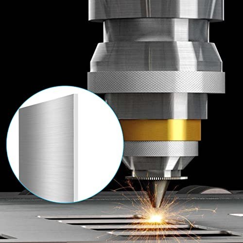 6061-T6 Aluminum Sheet 8x12x1/2-In Plate W/ Protective Film DIY Industrial