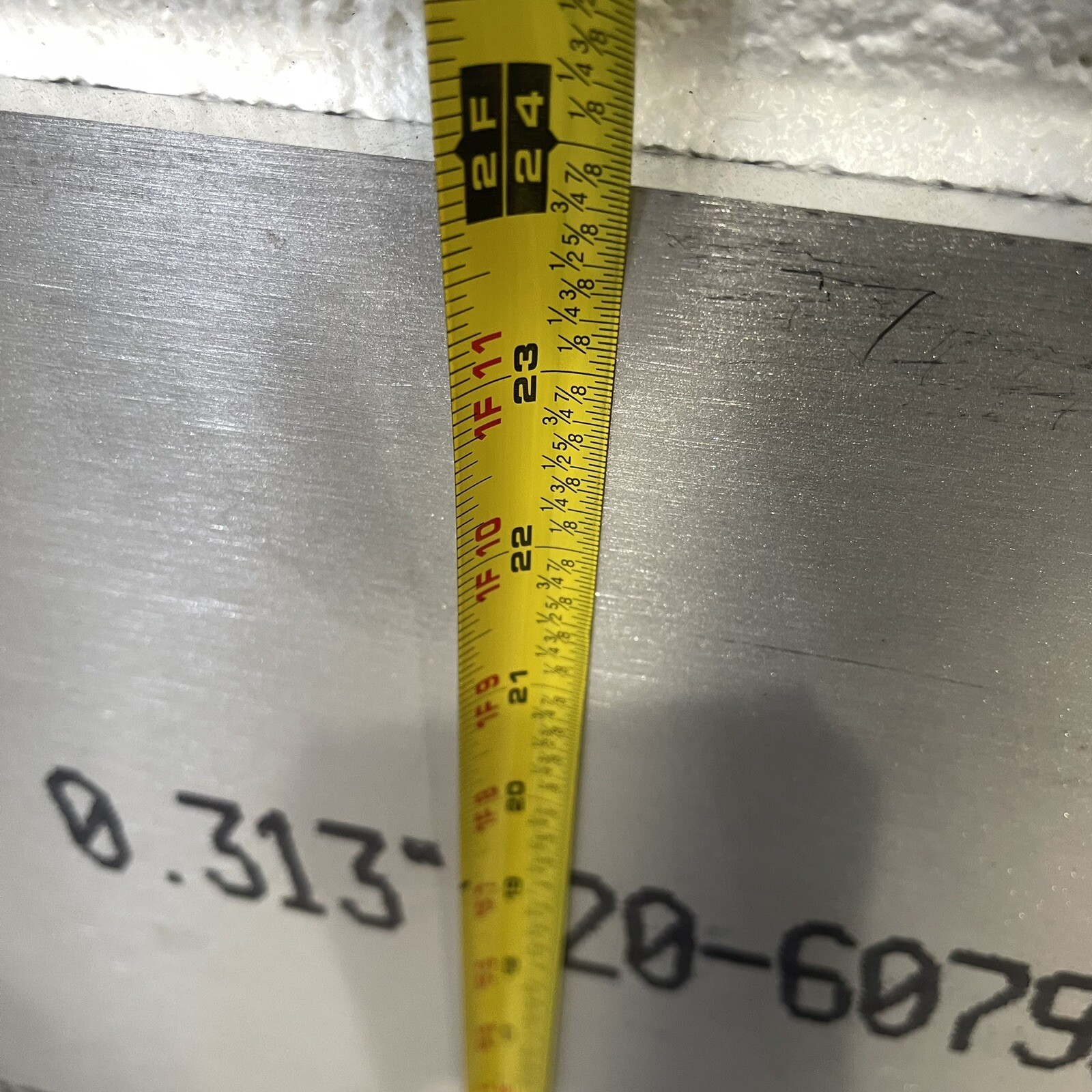 Aluminum Sheet Plate. 24″ x 24″ 1 PC .313 (5/16) inch thickness “- 6061