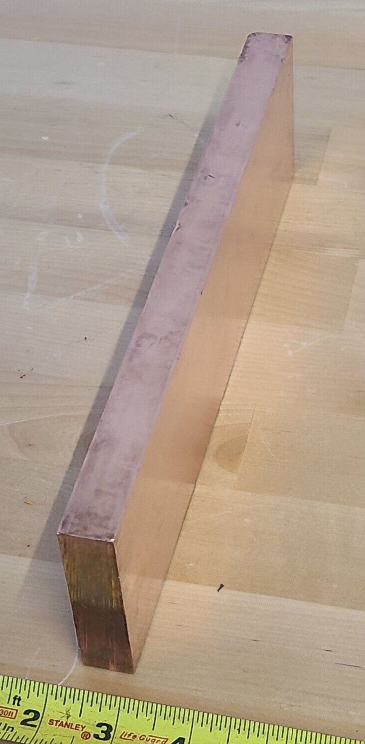 110 Copper Bar 3/4″ Thick x 3.0″ Wide x 11″ length