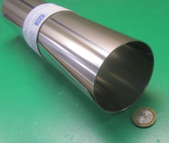 18-8 Stainless Steel Sheet, Full Hard, .008″ x 12″ x 50″