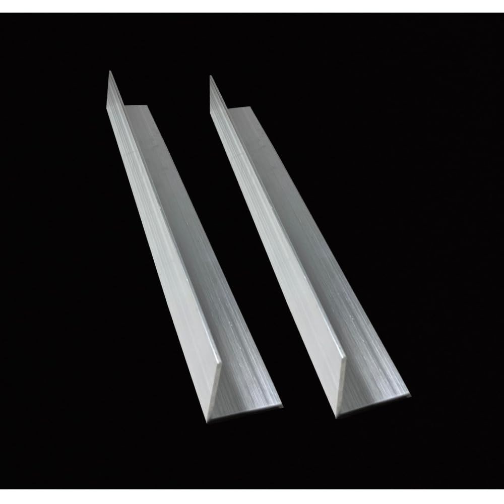 Heavy-Duty 6061 Aluminum Angle, 1x1x1/8 inch, 16″ Long, 2PCS – Rust Resistant