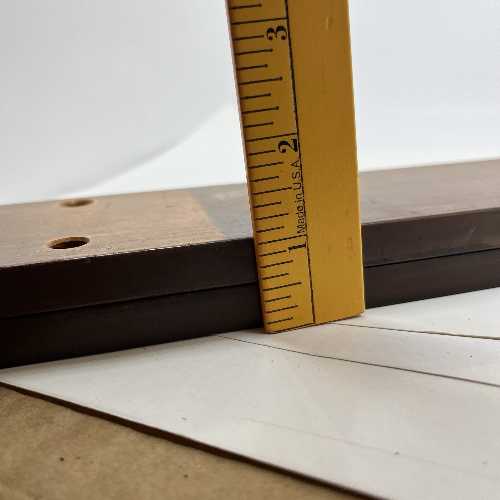 Lot Of 2 Copper Flat Bars ~1/2” x ~3″ x ~22” Copper Bus Bar ~10.5 Pounds READ