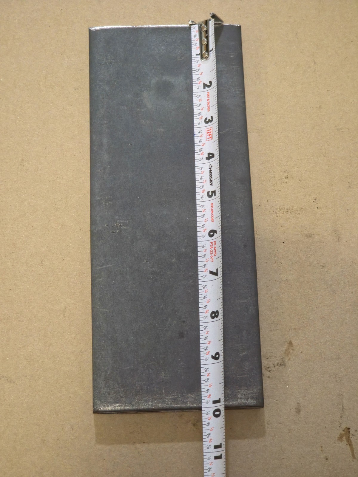 1/2″ (0.5″Thick) Hot Roll steel plate A36 4″X10″