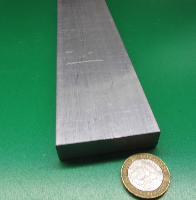 2024 T651 Aluminum Bar, 1/2″ (.500″) Thick x 2.0″ Wide x 12″ Length