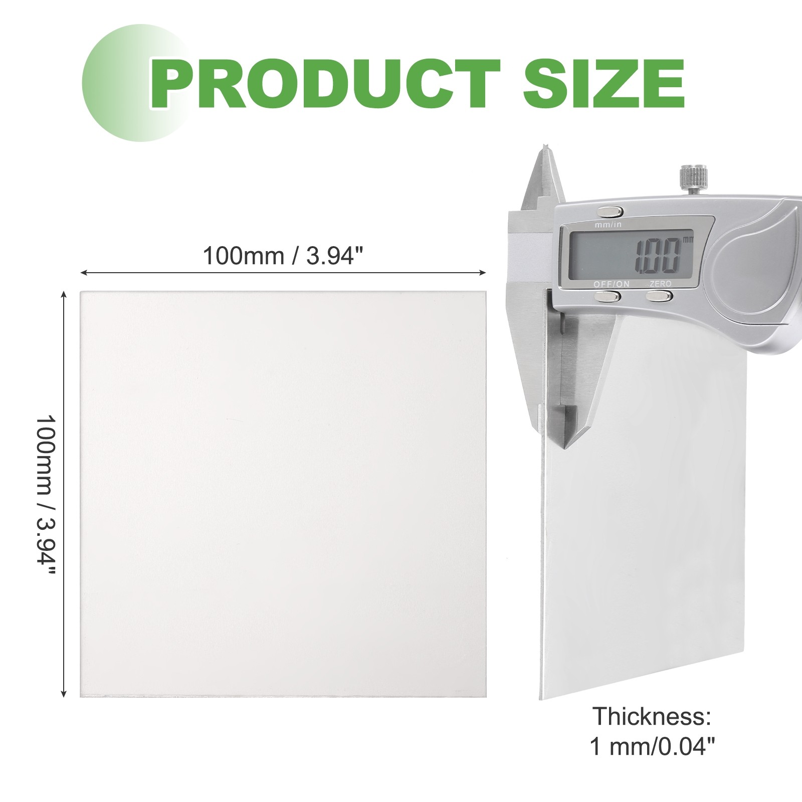 100x100x1mm Pure Grade TA1 Titanium Plate Sheet Titanium Metal Sheet