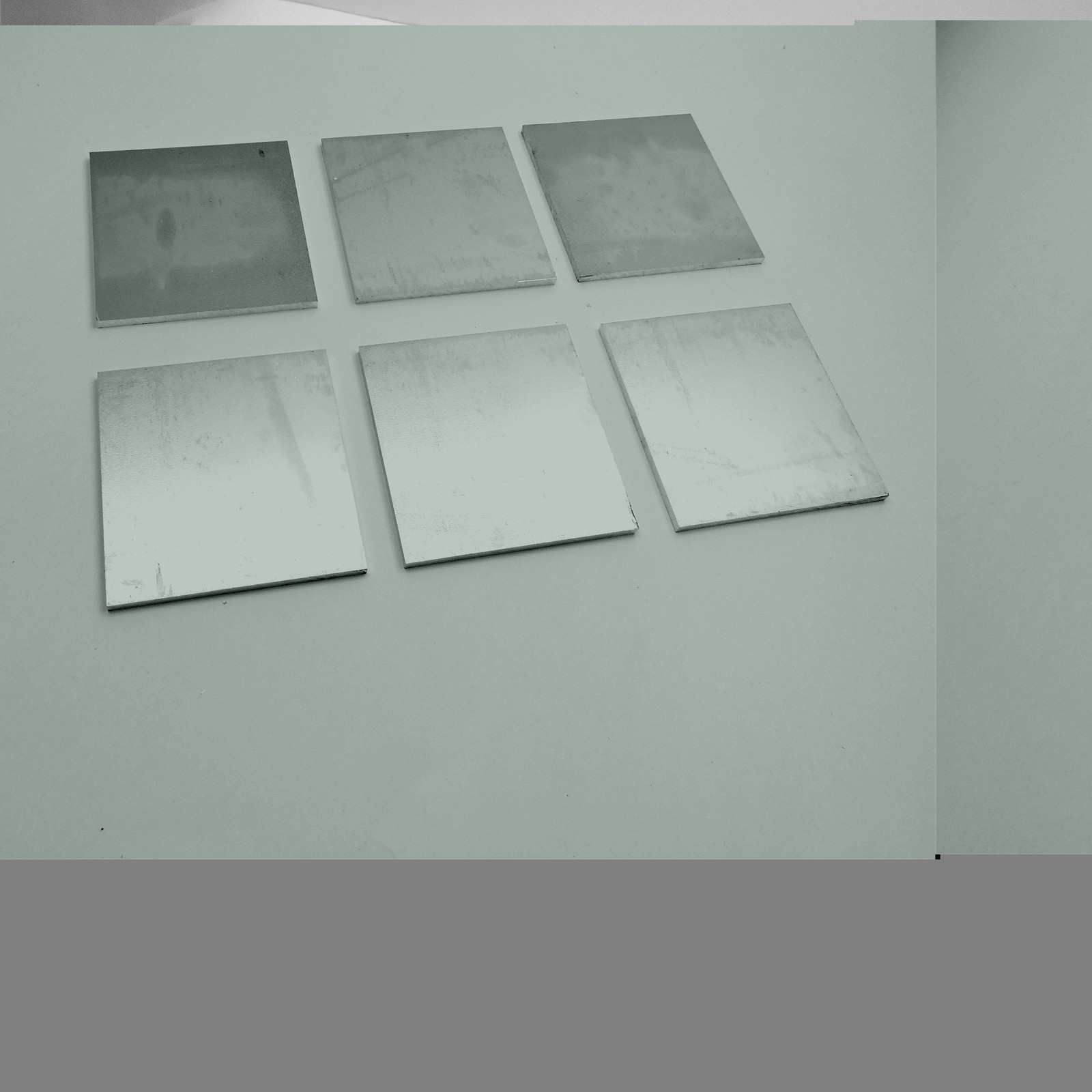 .25″ thick 1/4 Aluminum 6061 PLATE 7.875″ x 7.875″ Long QTY 6 sku 186989