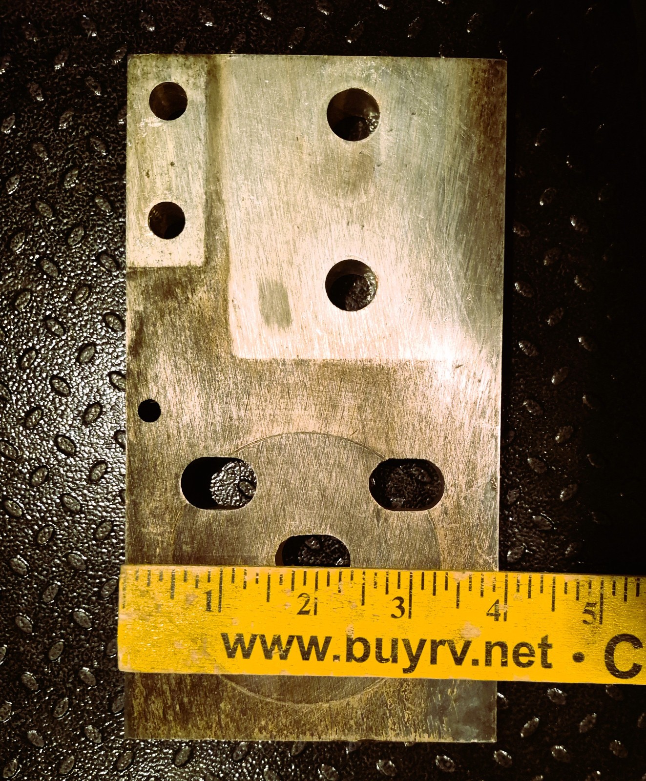 Scrap Copper Bar 7″x4″x.5″ from High Voltage transfer switch 5 lb bullion