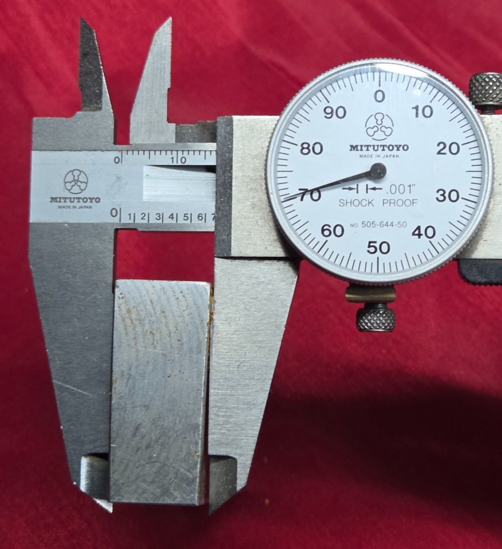 D2 Tool Steel Block Billet 3.708″ L x 1.51″ W x 0.67″ Thick, 1Lb. 0.29 Oz.