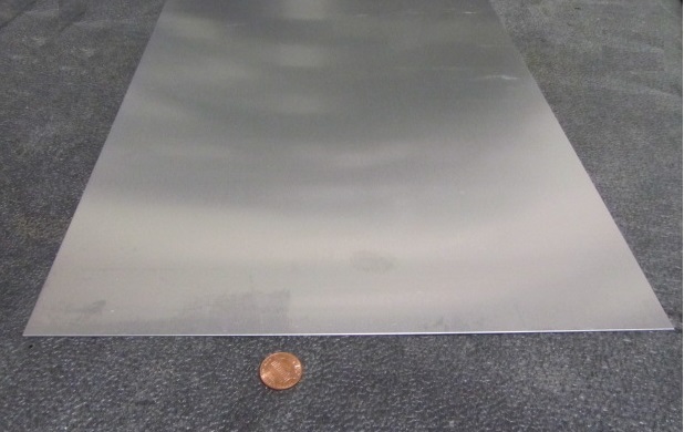 410 Stainless Steel Sheet, .040″ Thick x 12″ Wide x 24″ Length, 1 Unit