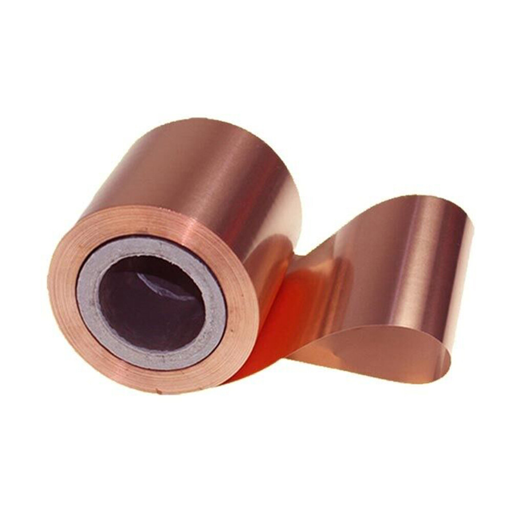 0.02-0.05mm Thick Size 0.1x1m Metal Copper Sheet Plate Guillotine Cut Material