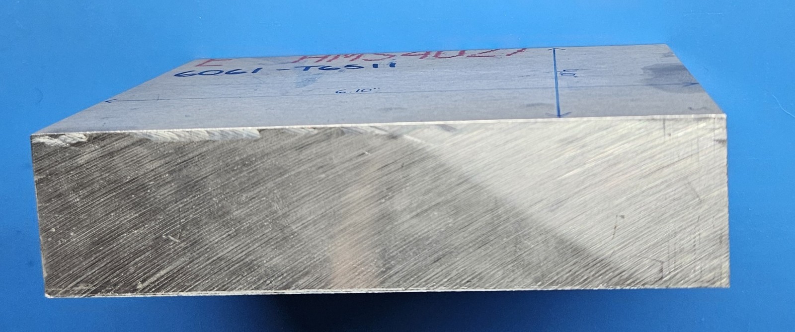 6061-T6511 Aluminum Billet/Block 6.10″ x 4.10″ x 1.51″ Aircraft Grade USA