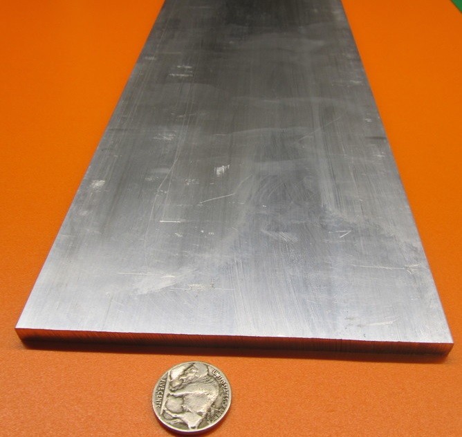 2024 T351 Aluminum Bar, 1/2″ (.500″) Thick x 6.0″ Wide x 12″ Length