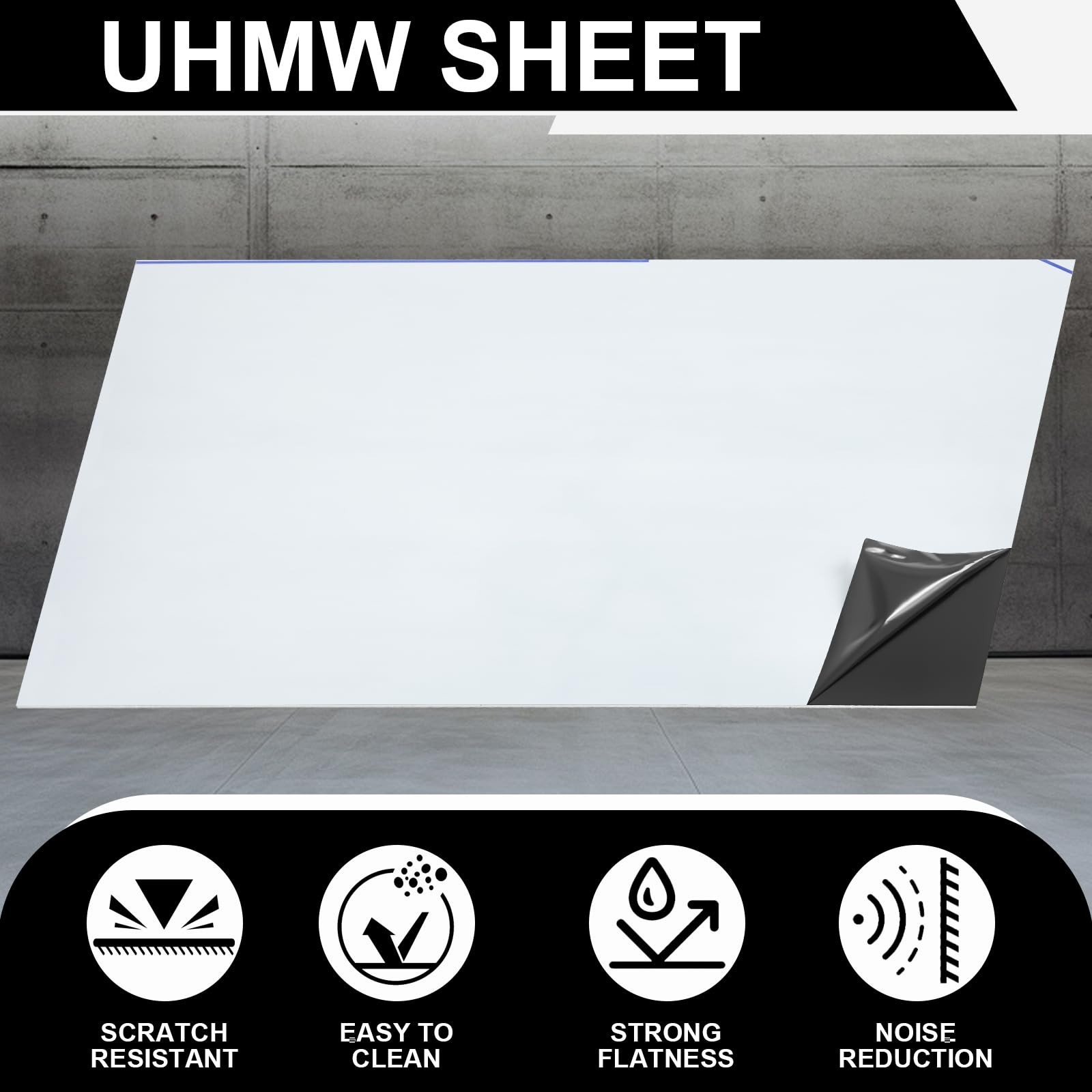 2 Pcs Aluminum Composite Panel 1/8″ Thick Rectangle Sheet for DIY Crafting 24″x1