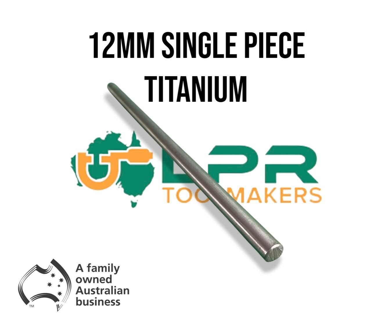 Titanium g2 bright ground finish Round Bar 300mm long 12-16-20-25mm you pick
