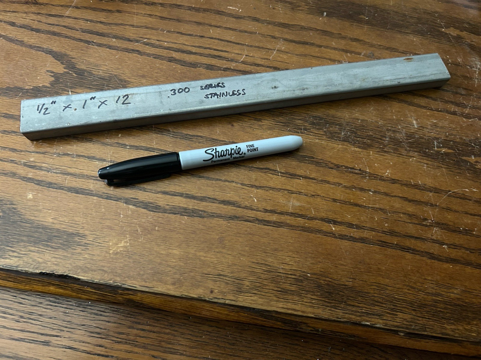 1/2″ x 1″ x 12″ Stainless Steel Flat Bar