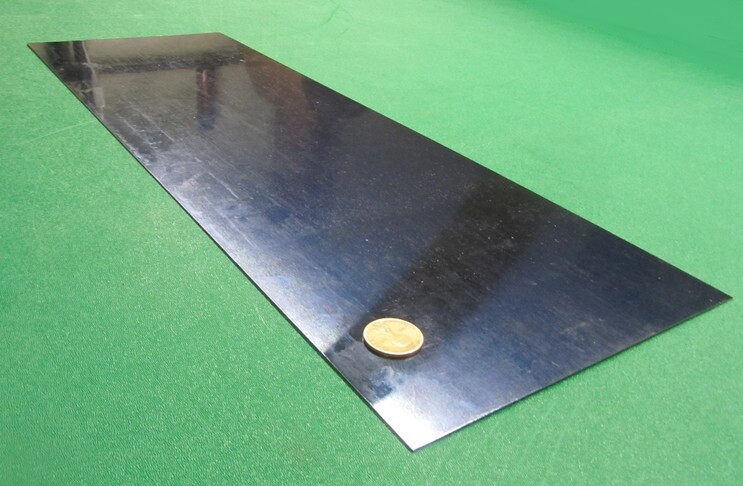 1095 Annealed Spring Steel Shim .035″ Thick x 8.0″ Width x 24″ Length