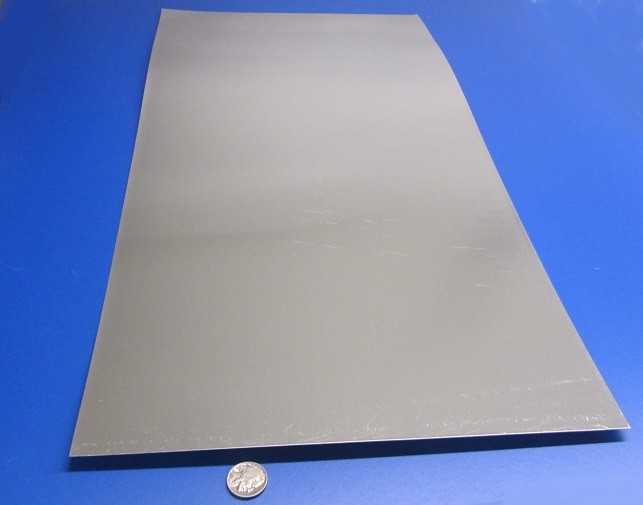 1100 Aluminum Sheet (1/2 Hard- H14) .032″ (1/32″) Thick x 12.0″ Wide x 24.0″