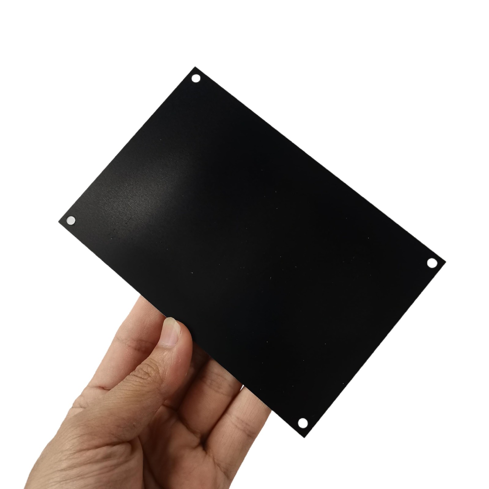 5 PCS Black Anodized Aluminum Engraving Sheets 4×6 Inch Metal Plate Signs