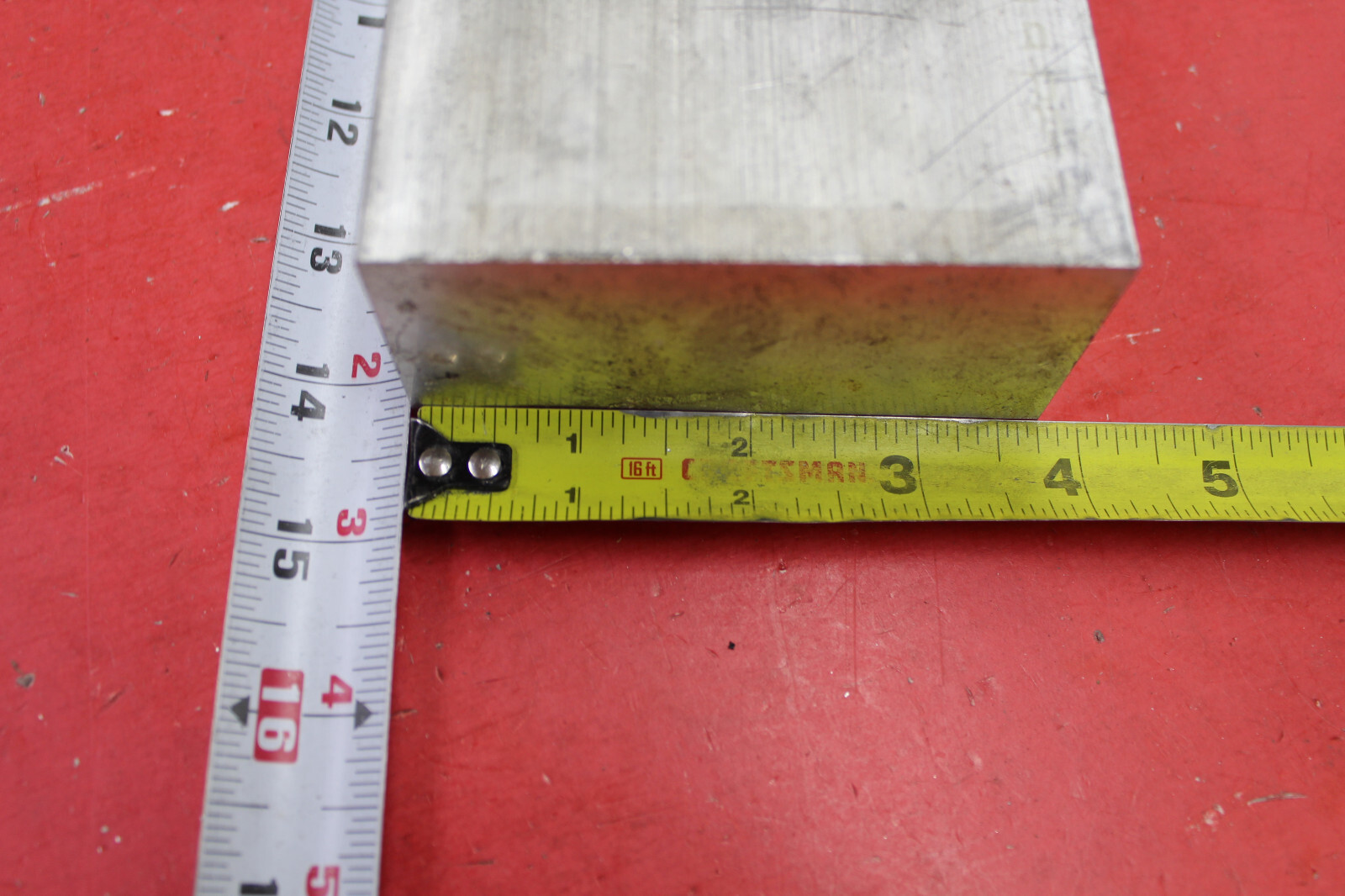 2″ X 3-3/4″ ALUMINUM 6061 FLAT BAR 14.18″ long T6511 Solid Extruded Mill StockPC