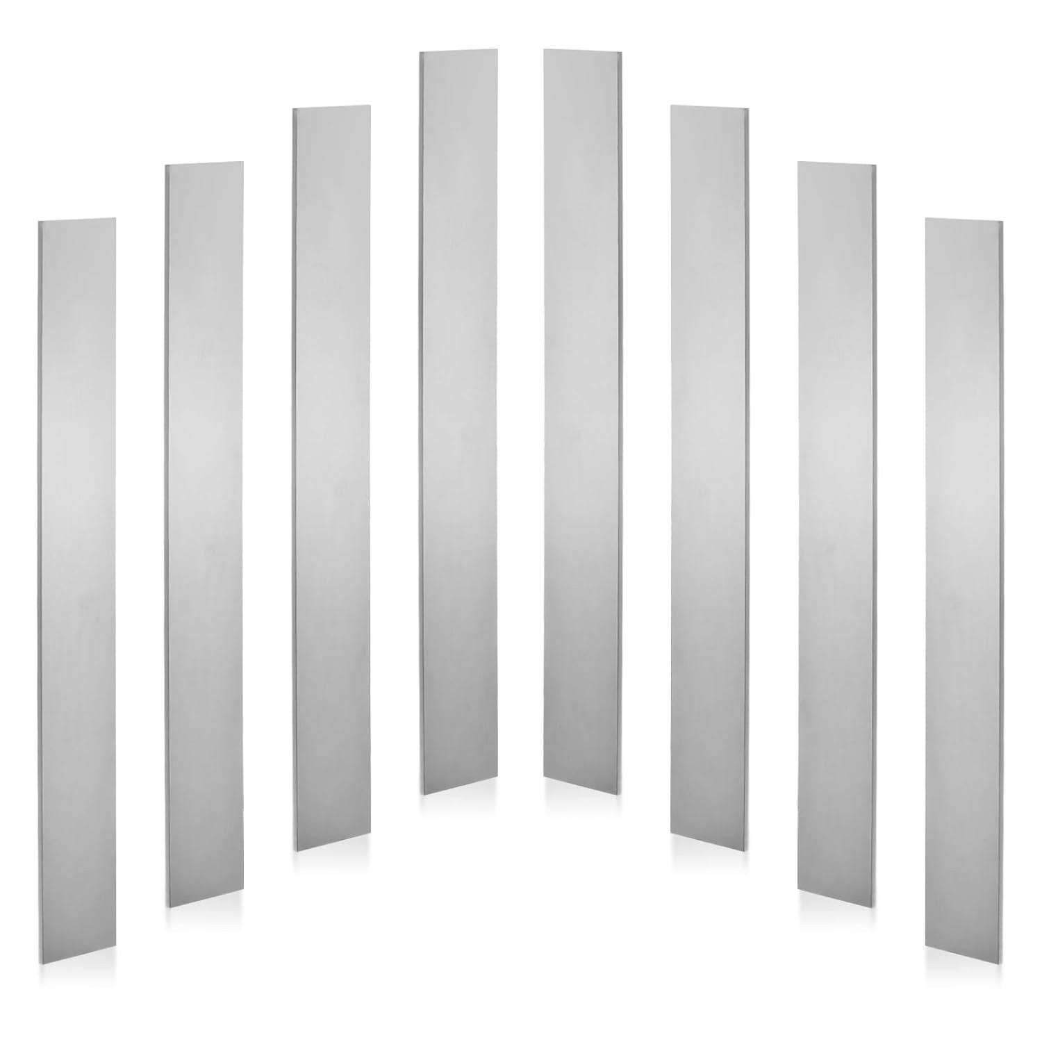 8 Pack 15N20 Steel Flat Bar for Knife Making 12″ x 1 1/2″ x 1/8″ Steel Flat Bar
