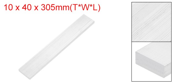 Square 6063 Aluminum Flat Bar, 3/8″ Thickness 1-9/16″ Width 12″ Length