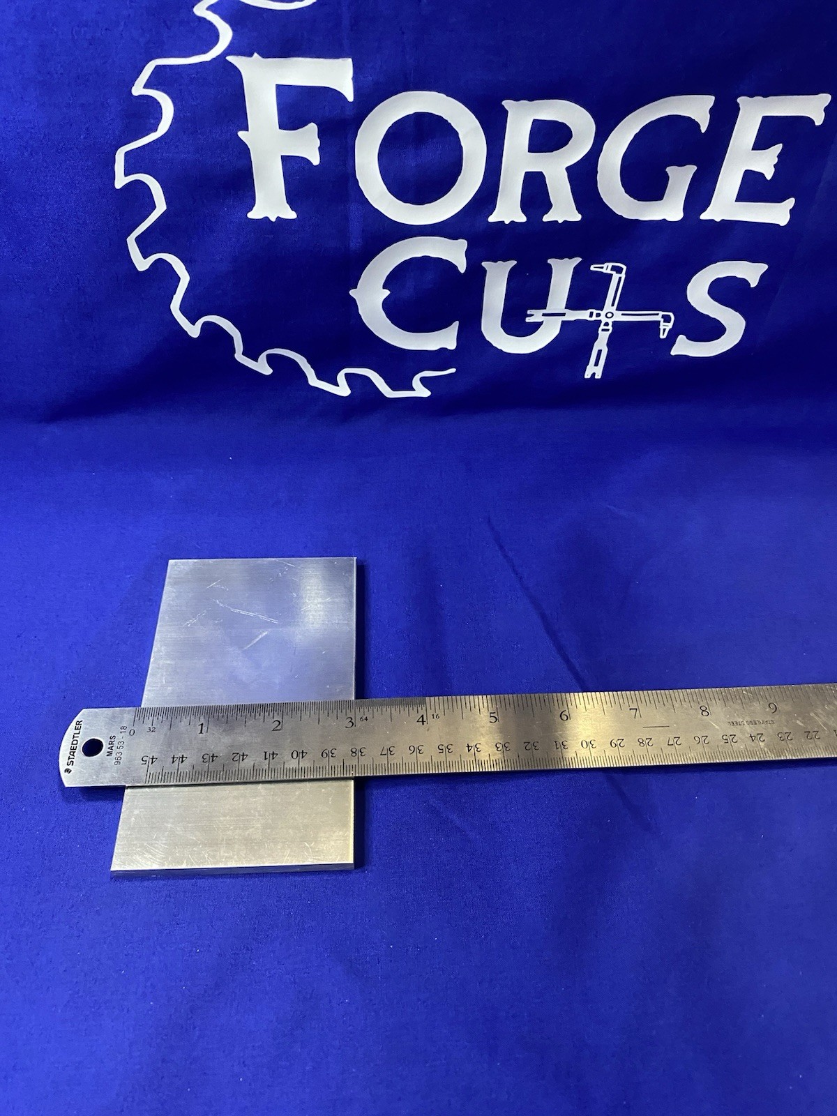 .25 X 3”X 5” Long 6061 T6511 (3) Piece aluminum plate flat bar stock block 1/4”