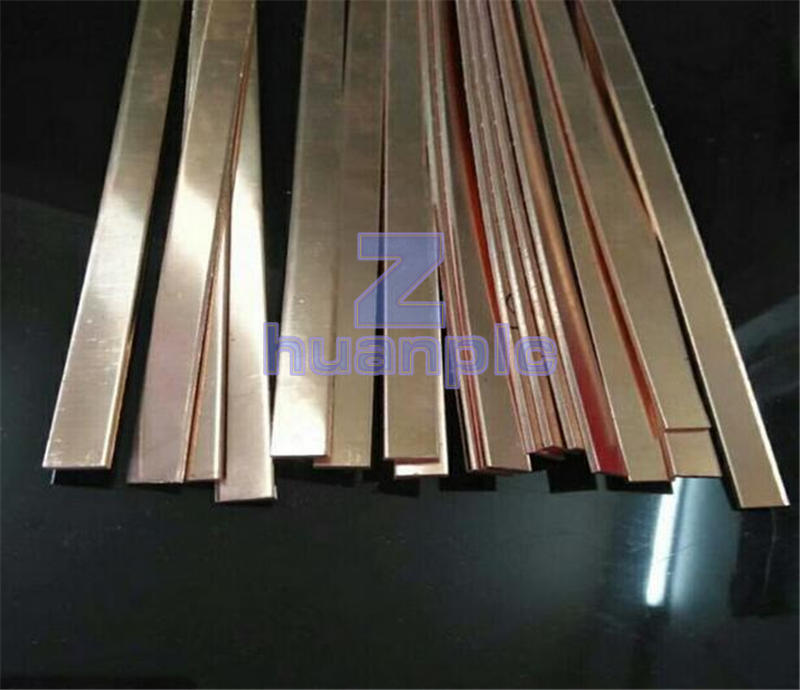 1pcs NEW 99% 3mm x 15mm x 500mm Copper T2 Cu Metal Flat Bar Plate