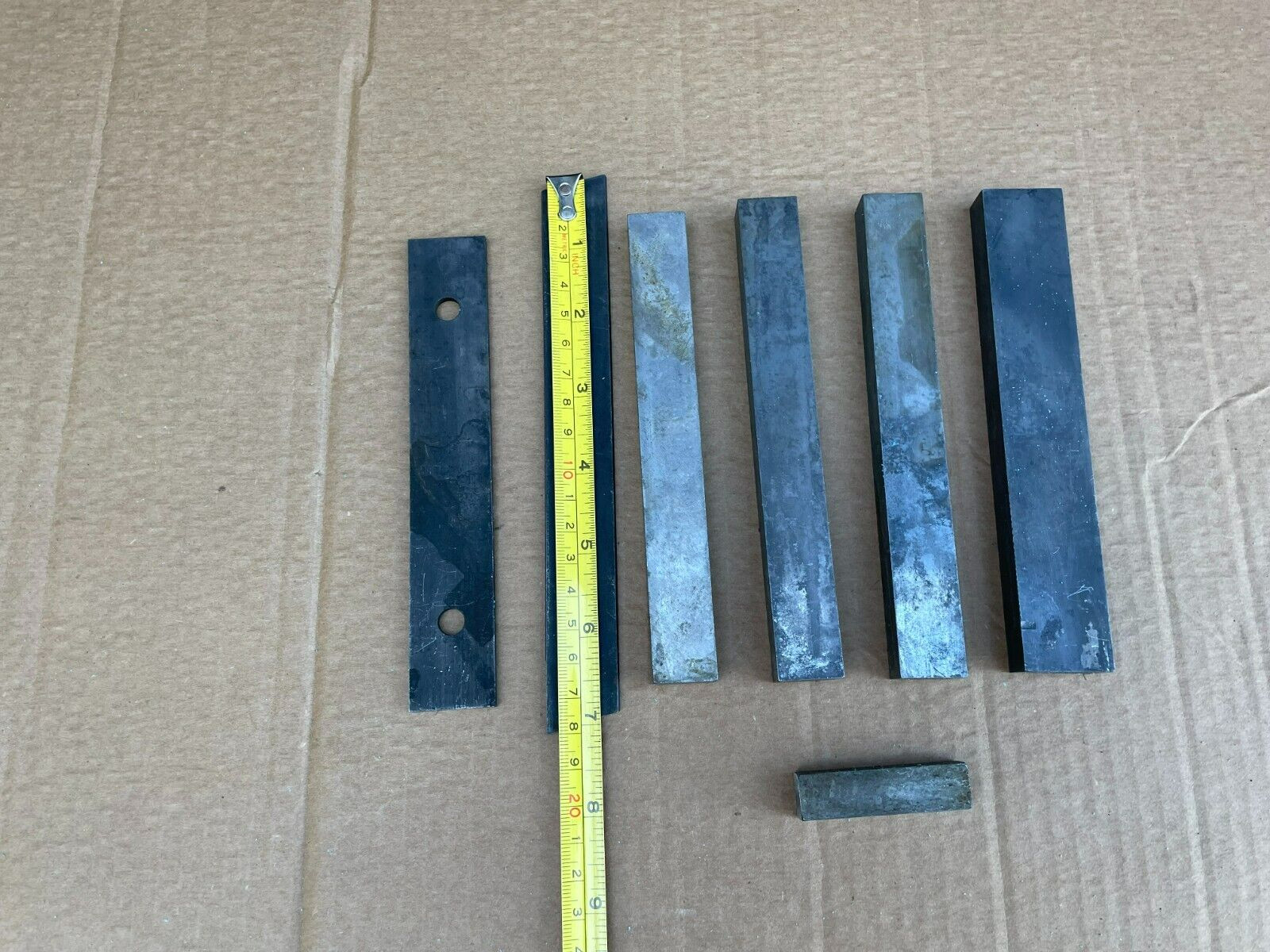 Steel Flat Bar Various Lengths, 1/2″ x 3/4″ & 1/2″ x 1″ Flat Bar Steel (7 Pcs)