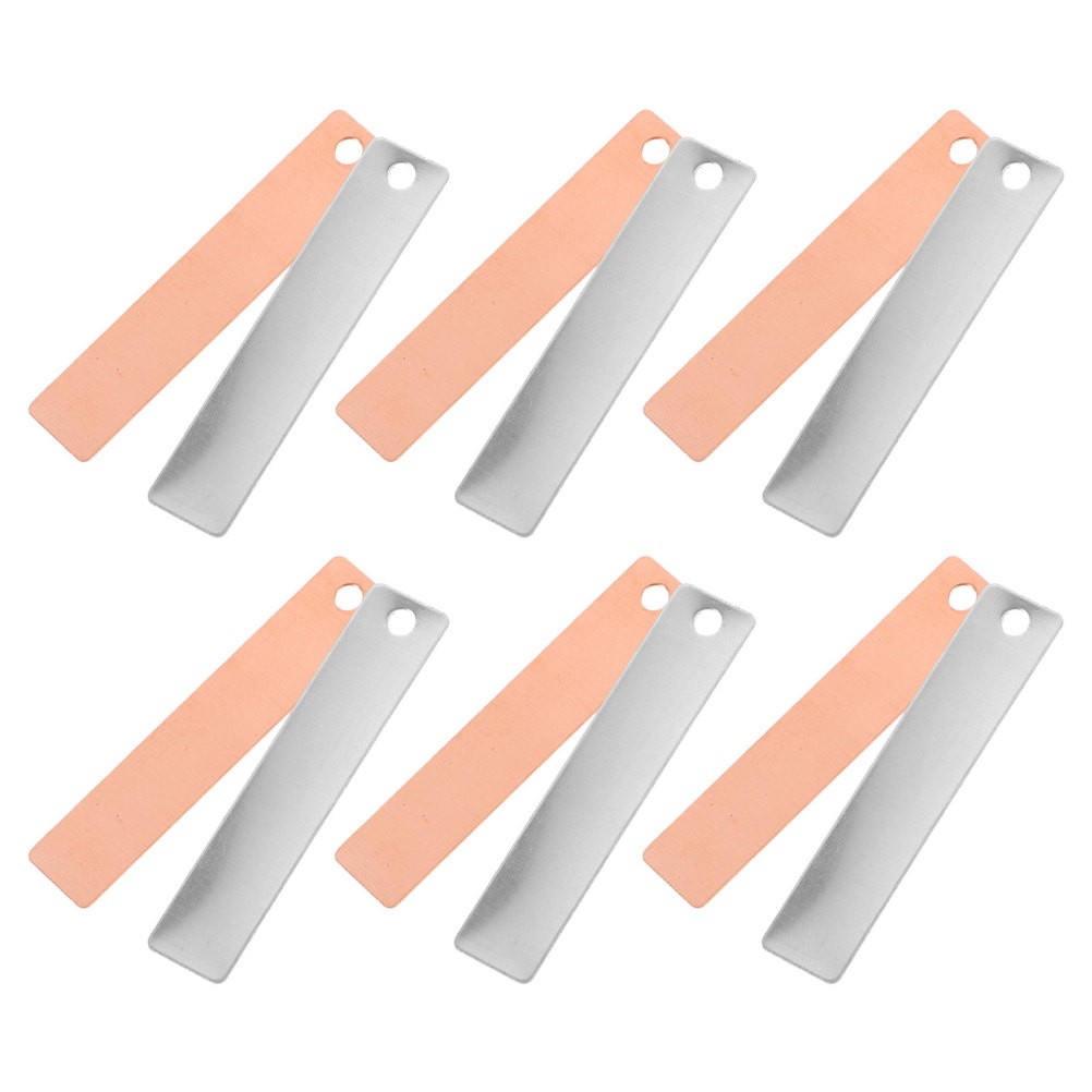 36 Pairs Copper Zinc Electric Strips for Fruit Battery DIY and Chemistry Samples