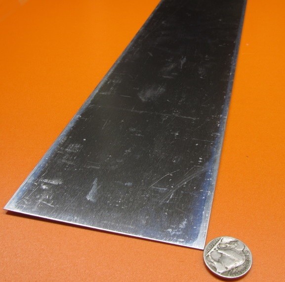 6061 T6 Aluminum Bar .016″ Thick x 4.0″ Wide x 48″ Length, 2 Pcs