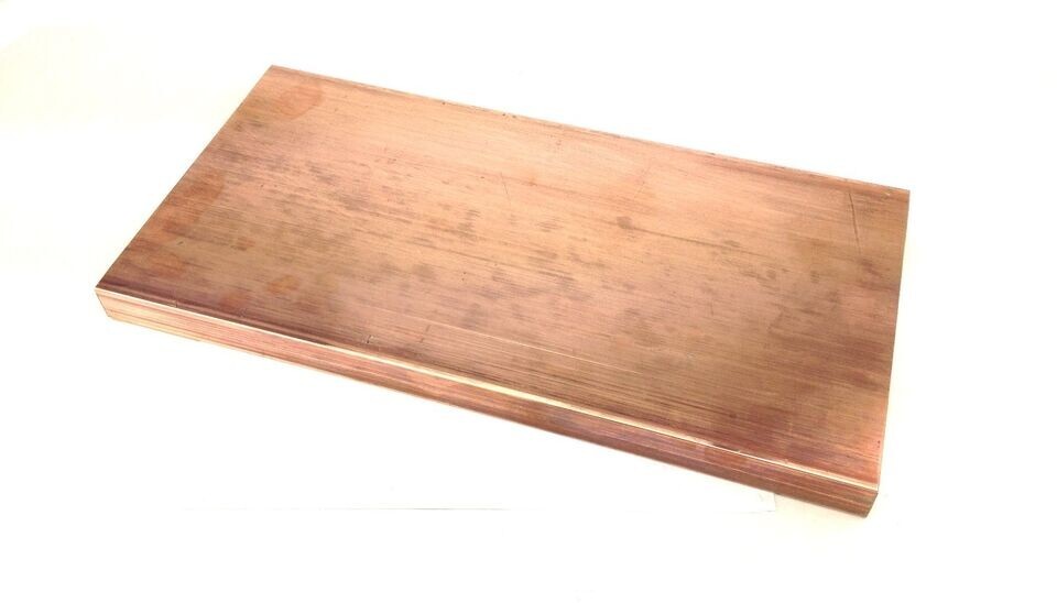 C14500 ALLOY 145 TELLURIUM COPPER BLANK PLATE BLOCK 3/8″ X 2″ X 6″