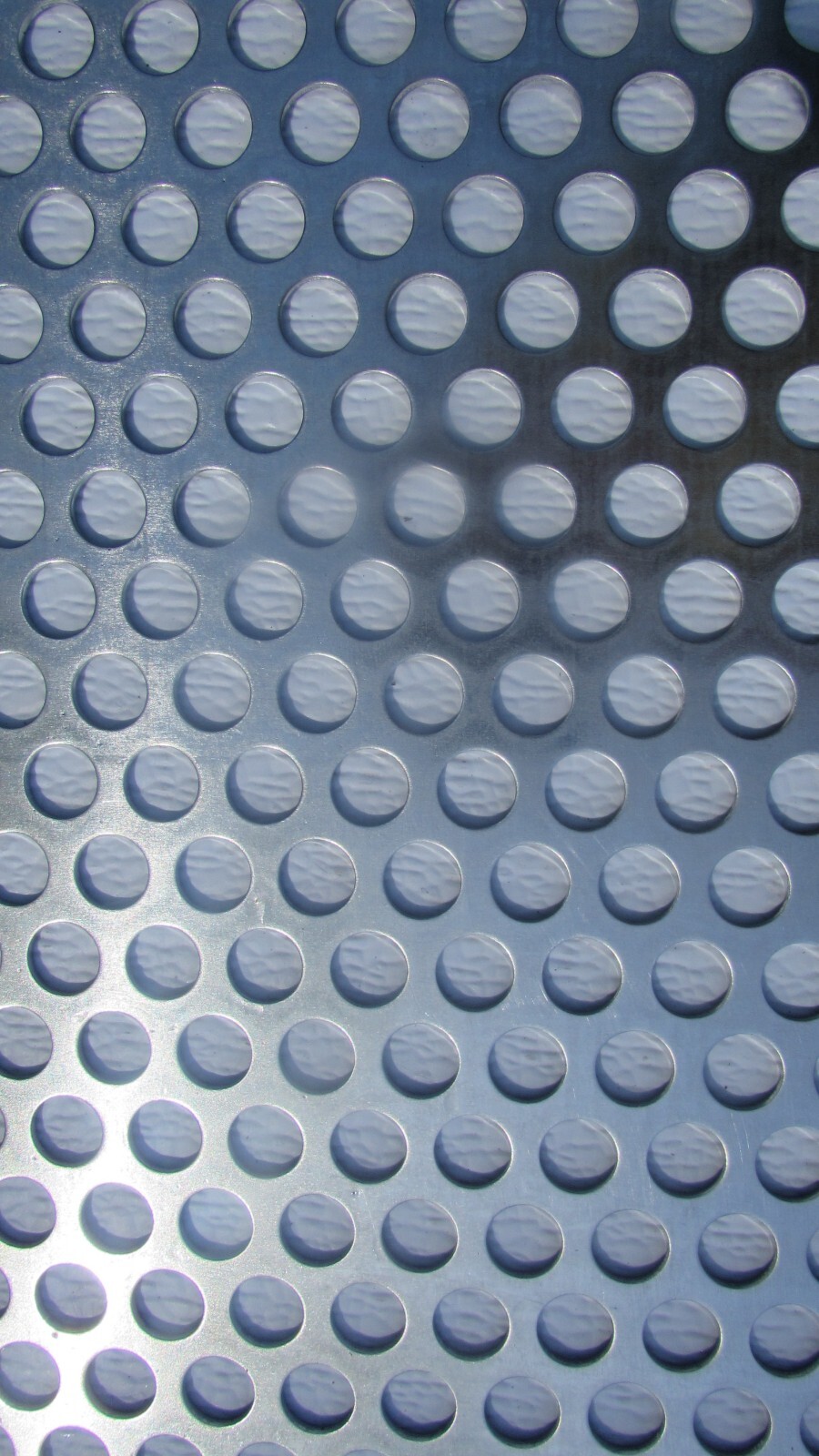 1/2″ HOLE ALUMINUM PERFORATED METAL–11-1/2″ X 11-3/4″
