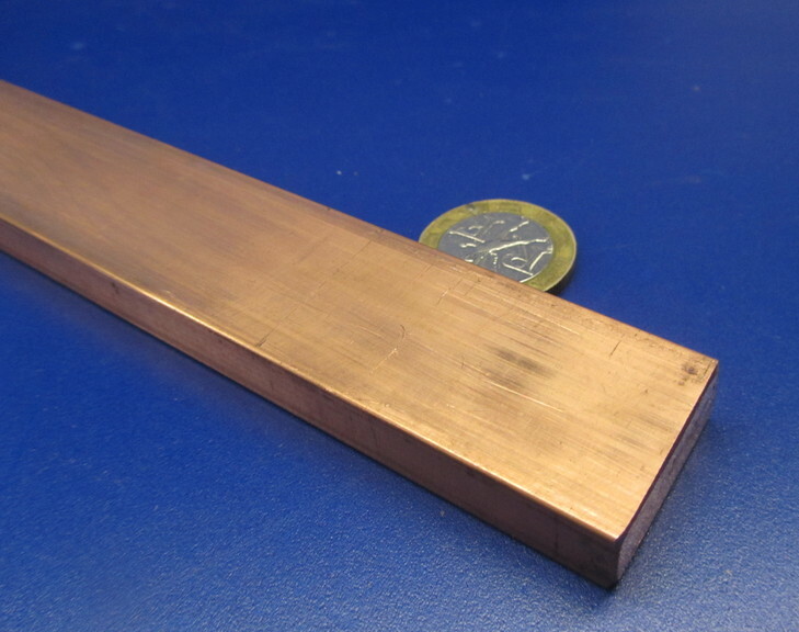 182 Copper Bar 3/8″ Thick x 1.0″ Wide x 6 Foot Length