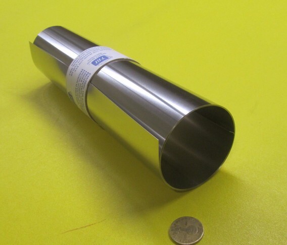 18-8 Stainless Steel Sheet, Full Hard, .008″ x 12″ x 50″