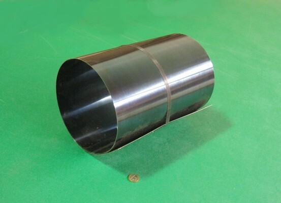 1095 Hard Blue Tempered Spring Steel Shim .025″ Thick x 12.375″ Wide x 60″ Long