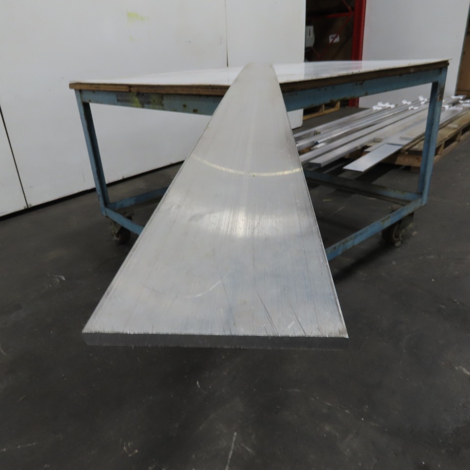 1/4″ x 4″ Solid Aluminum 6061 Flat Stock 144″ Length