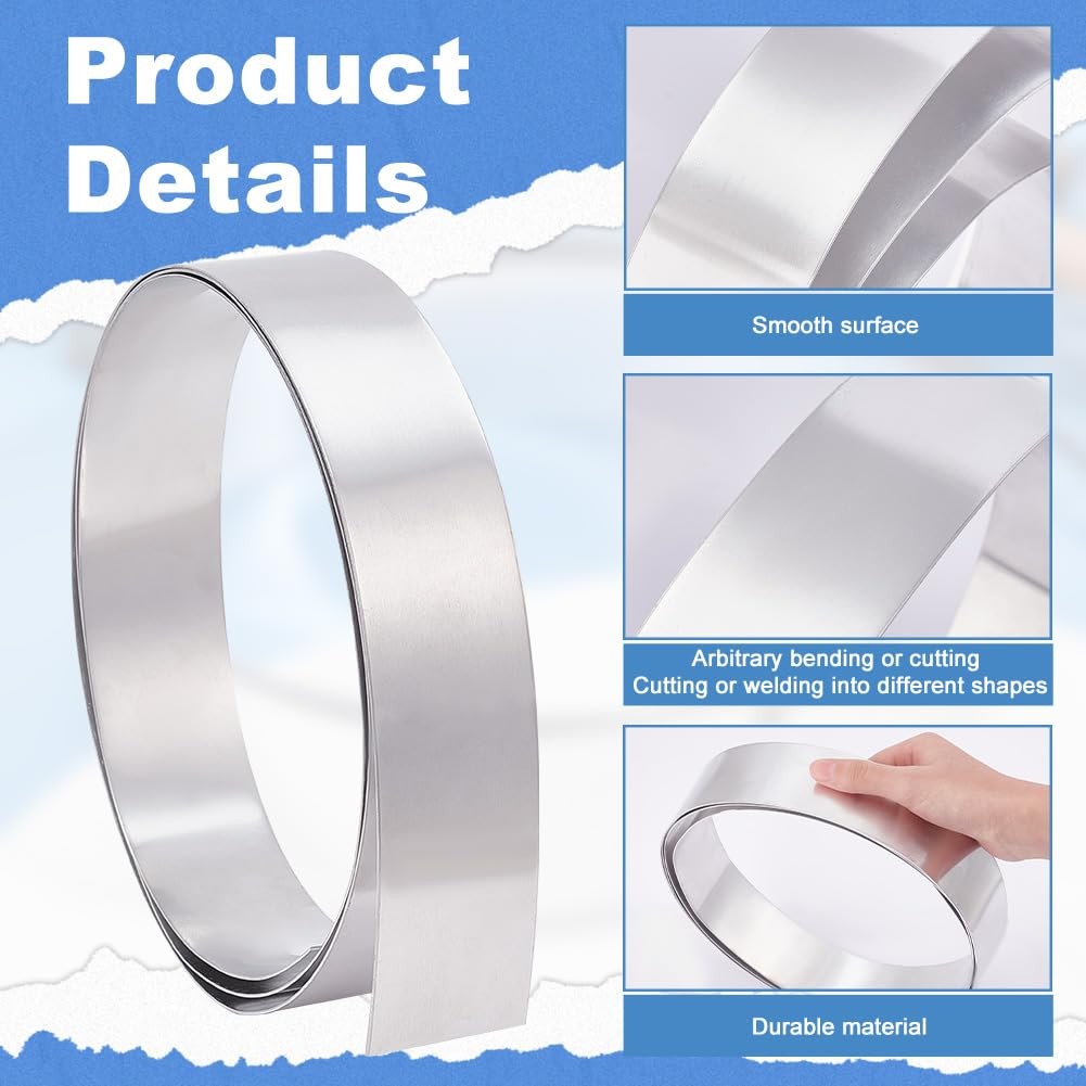 Aluminum Flashing Roll 1060 1mm x 2 inch x 6.5Ft Metal Strips Bendable Pure A…