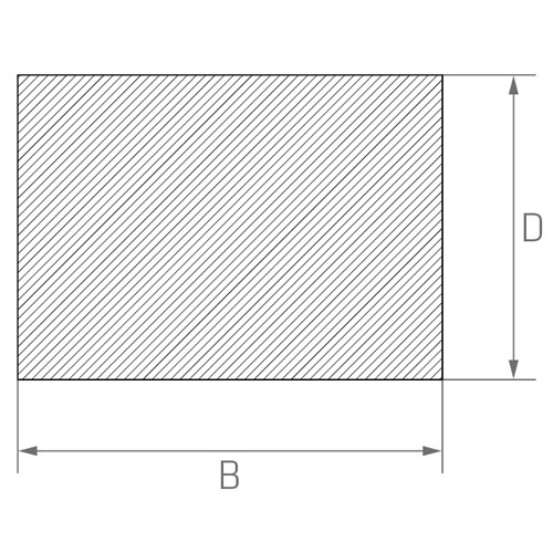 Edelstahl Vierkant stab 1.4021 Quadratstab VA 420 Stange Vollmaterial <2 Meter