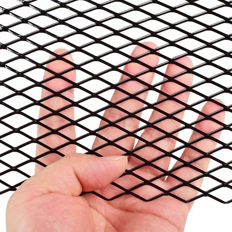 40×13″ Universal Car Grille Mesh Aluminum Rhombic Front Kidney Net Insert Bumper