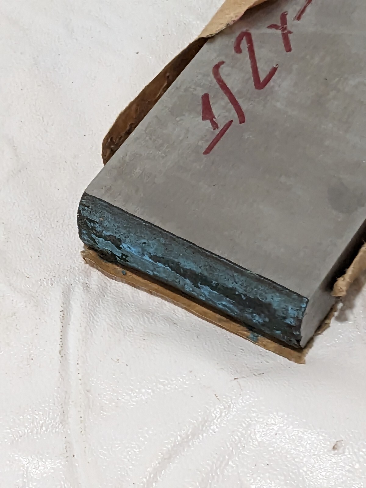 A2 Air-Hardening Flat Stock: 1/2″ Thick, 1-3/4″ Wide, 36″ Long 03719812