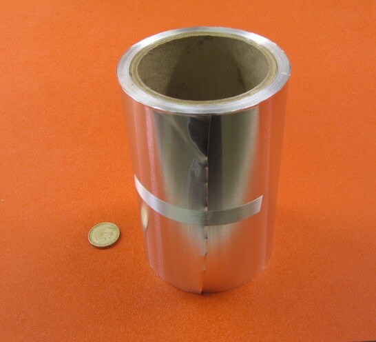 1100 Aluminum Foil (O) .005″ Thick x 6″ Wide x 50 Feet Long Roll