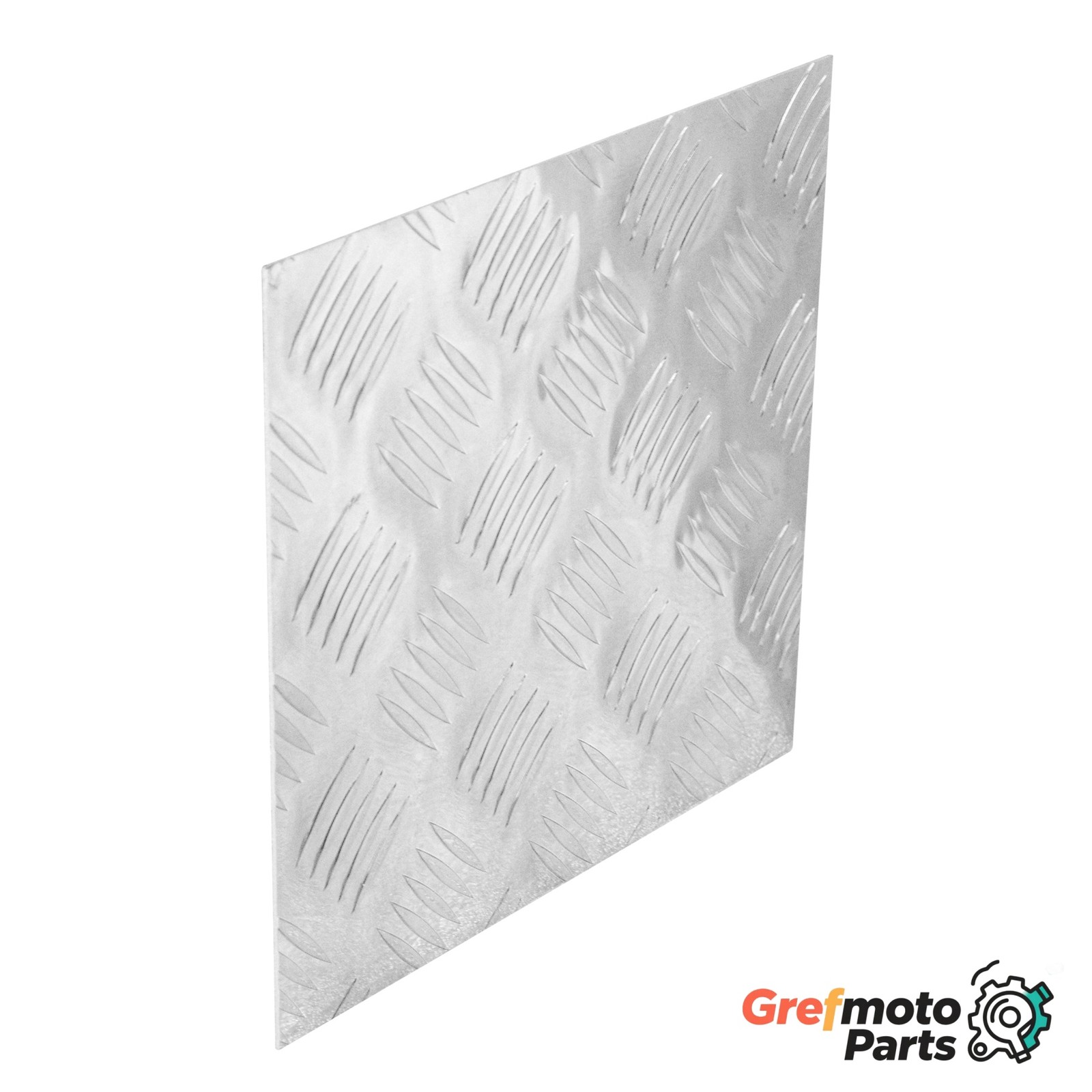 Heavy Duty 12″x24″ Aluminum Diamond Plate Sheet 305x610mm Silver 1Pc