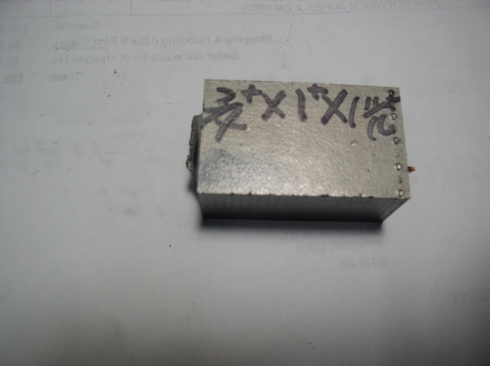 3/4″ TITANIUM FLAT STOCK 8 PCS…3/4″+ X 1″ +X 1 11/16″+