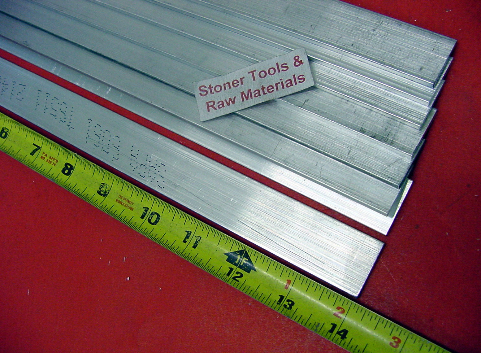 8 Pieces 1/8″ X 1-1/2″ ALUMINUM 6061 FLAT BAR 14″ long Extruded Mill Bar Stock