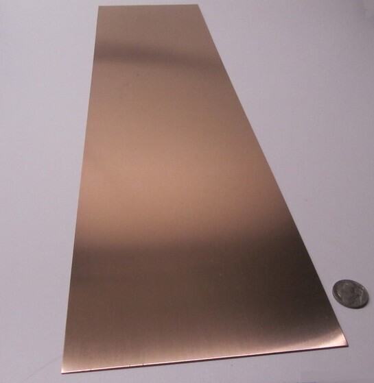 510 Bronze Shim .040″ (+/-0.002″) x 6.0″ Wide x 50″ Length, 1 Pc