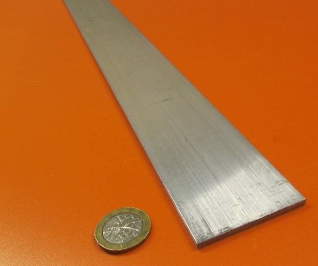 6061 T651 Aluminum Bar, 3/16″ (.187″) Thick x 2.0″ Wide x 72″ Length