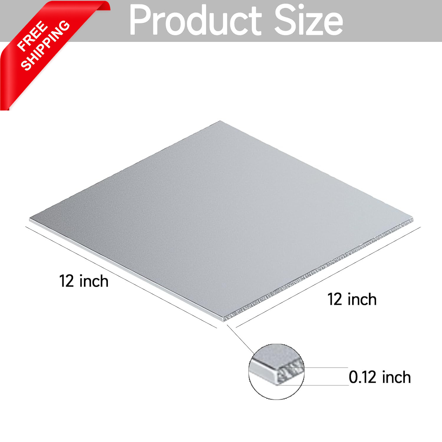 304 Stainless Steel Sheet – 12″ X 12″ X 1/8″ Thin Stainless Steel Plate 1/8 Inch